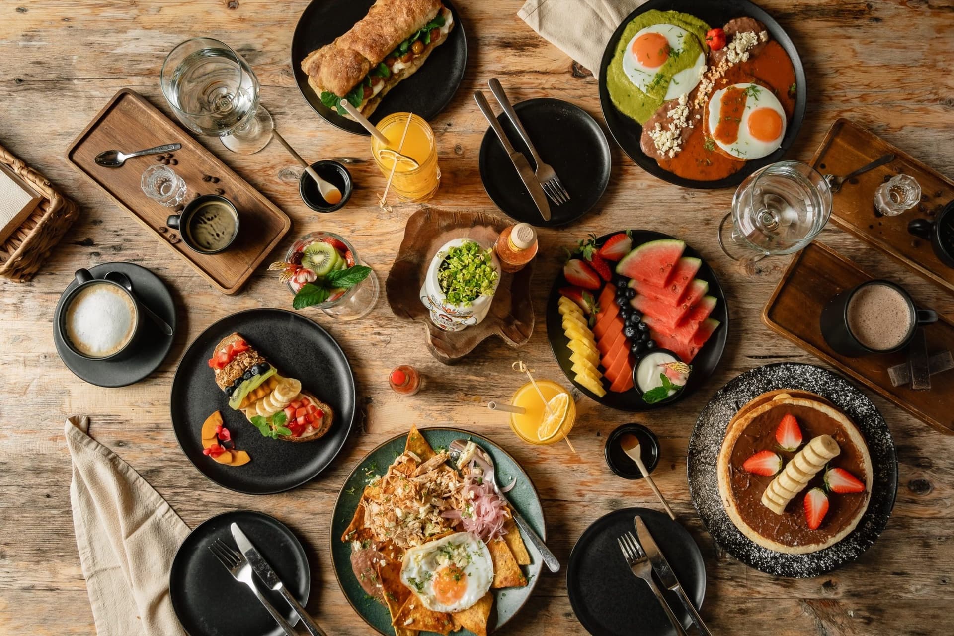 Menú de desayunos